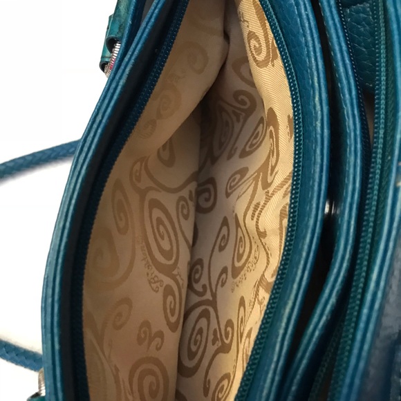 Brighton purse blue leather - Picture 5 of 8